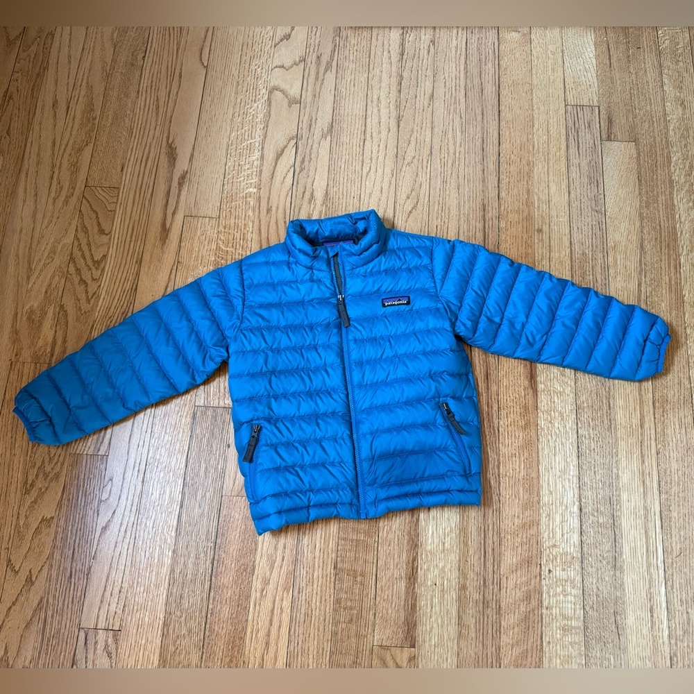 Patagonia Baby Down Sweater 5T unisex turquoise